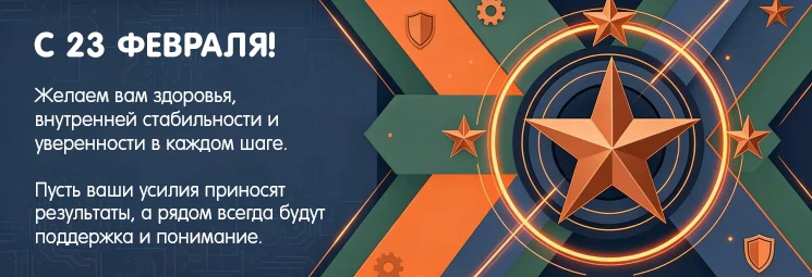 C 23 февраля!